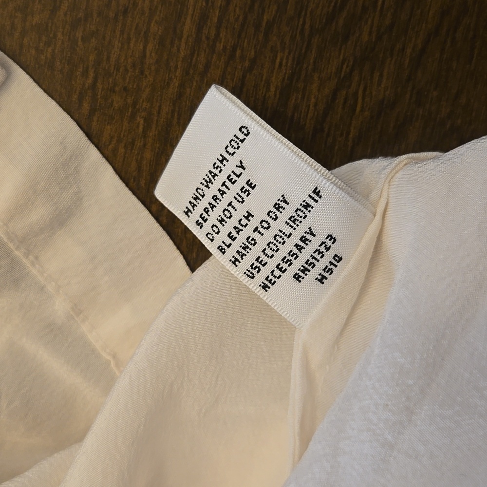 Josephine Chaus Cream Silk Blouse - Picture 7 of 7